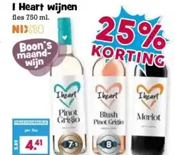 Boon`s Markt I Heart wijnen aanbieding