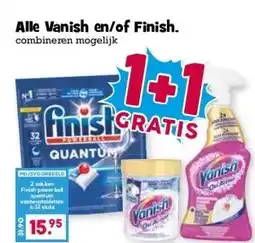 Boon`s Markt Alle Vanish en/of Finish. aanbieding