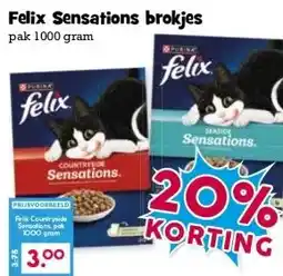 Boon`s Markt Felix Sensations brokjes aanbieding