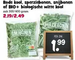 Boon`s Markt Rode kool, sperziebonen, snijbonen of BIO+ biologische witte kool aanbieding