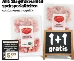 Boon`s Markt Alle Slagerskwaliteit spekspecialiteiten aanbieding