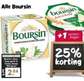 Boon`s Markt Alle Boursin aanbieding
