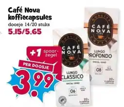 Boon`s Markt Café Nova koffiecapsules aanbieding