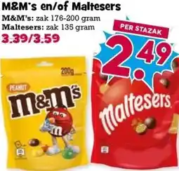 Boon`s Markt M&M's en/of Maltesers aanbieding