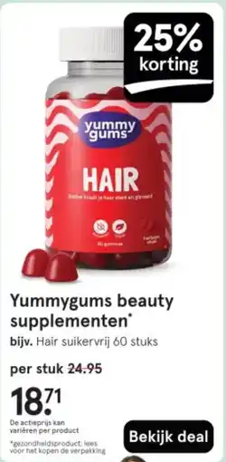 Etos Yummygums beauty supplementen aanbieding