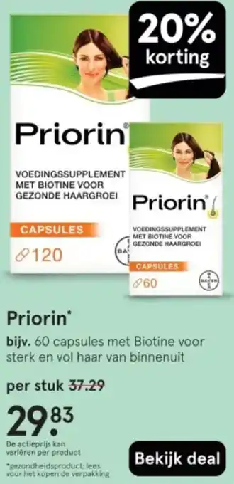 Etos Priorin aanbieding