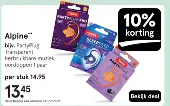 Etos Alpine aanbieding