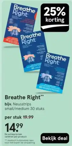 Etos Breathe Right aanbieding