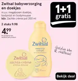 Etos Zwitsal babyverzorging aanbieding