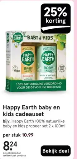 Etos Happy Earth baby en kids cadeauset aanbieding