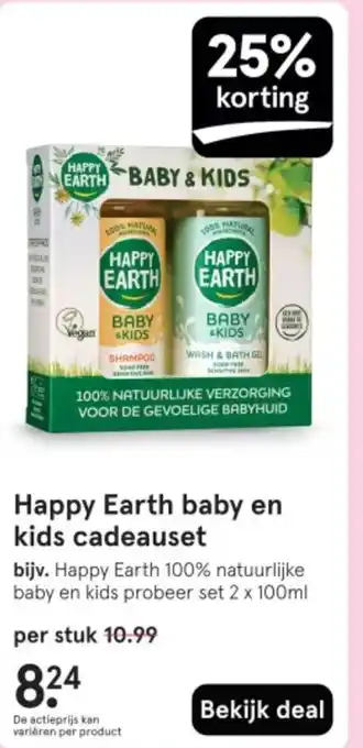 Etos Happy Earth baby en kids cadeauset aanbieding