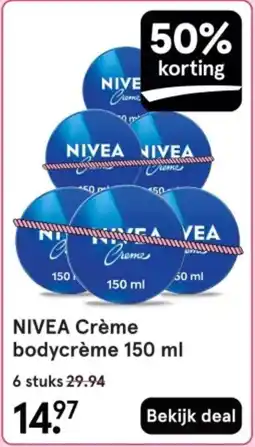 Etos NIVEA Crème bodycrème aanbieding