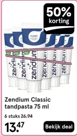 Etos Zendium Classic tandpasta aanbieding