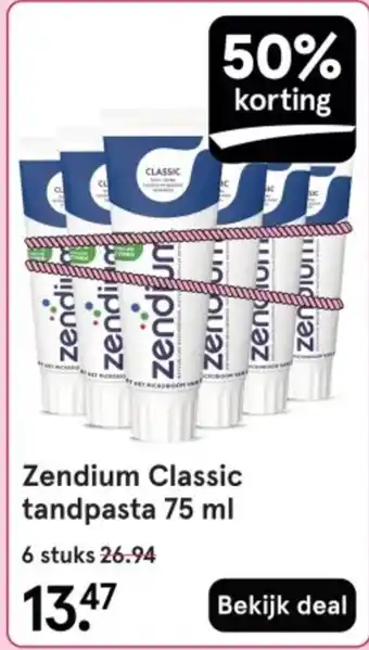 Etos Zendium Classic tandpasta aanbieding