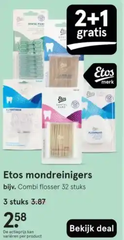 Etos Etos mondreinigers aanbieding