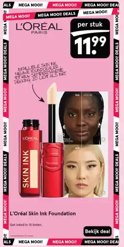Etos L'Oréal Skin Ink Foundation aanbieding