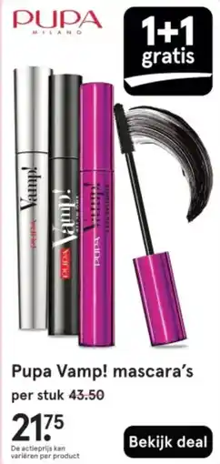 Etos Pupa Vamp! mascara's aanbieding