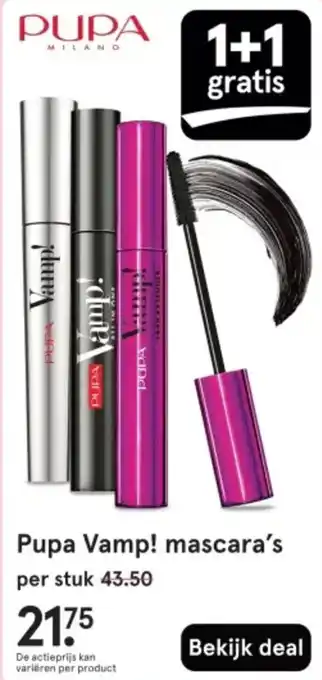 Etos Pupa Vamp! mascara's aanbieding