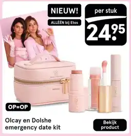 Etos Olcay en Dolshe emergency date kit aanbieding