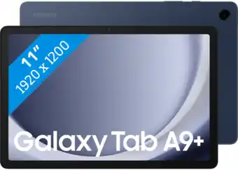 Coolblue Samsung Galaxy Tab A9 Plus 11 inch 6GB/128GB Wifi Blauw aanbieding