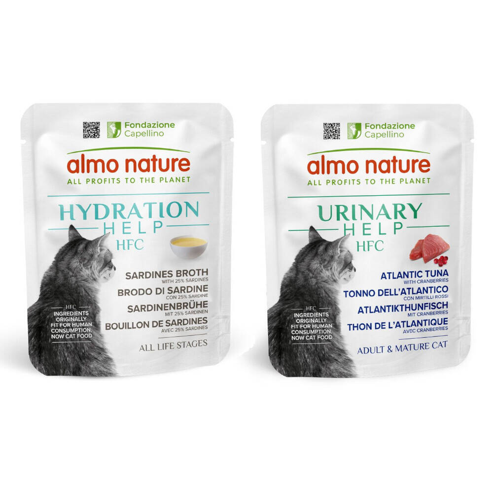 Almo Nature Functional - Intestinal Help - Natvoer voor Volwassen en Oudere Katten met Darmgevoeligheid - met Vis - Ondersteuning voor het Microbioom - 70g (Verpakking van 30