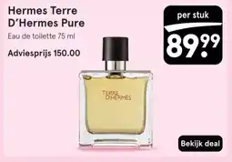Etos Hermes Terre D'Hermes Pure aanbieding