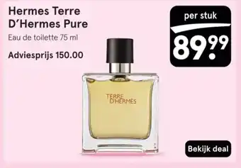 Etos Hermes Terre D'Hermes Pure aanbieding