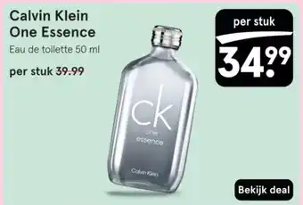 Etos Calvin Klein One Essence aanbieding