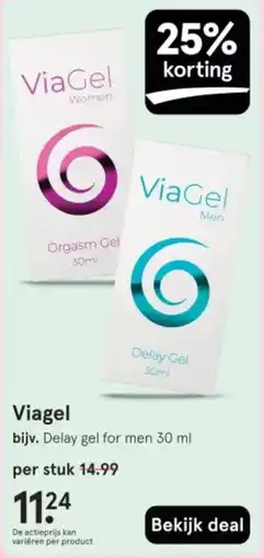 Etos ViaGel aanbieding