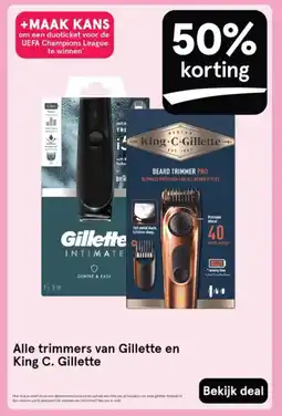 Etos Alle trimmers van Gillette en King C. Gillette aanbieding