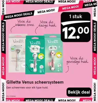 Etos Gillette Venus scheersysteem aanbieding