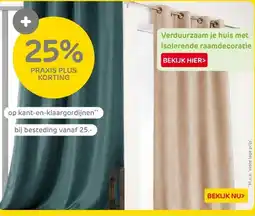 Praxis kant-en-klaargordijnen aanbieding