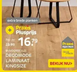 Praxis DECOMODE LAMINAAT KINGSIZE aanbieding