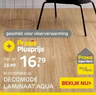 Praxis DECOMODE LAMINAAT AQUA aanbieding