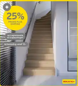 Praxis traprenovatie en trapleuningen aanbieding