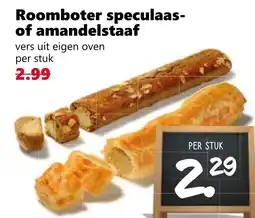 Coop Roomboter speculaas of amandelstaaf aanbieding
