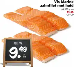 Coop Vis Marine zalmfilet met huid aanbieding
