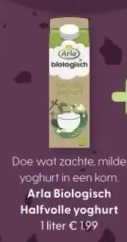 Albert Heijn Arla Biologisch Halfvolle yoghurt aanbieding
