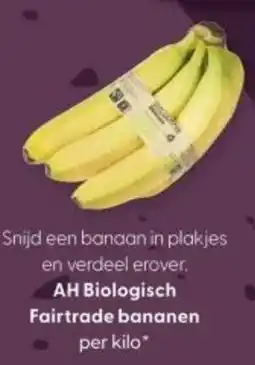 Albert Heijn AH Biologisch Fairtrade bananen aanbieding