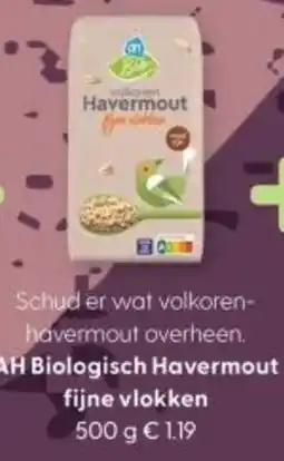 Albert Heijn AH Biologisch Havermout fijne vlokken aanbieding