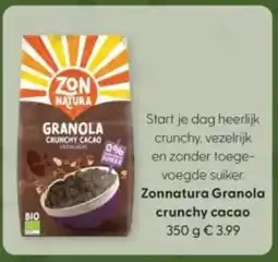 Albert Heijn Zonnatura Granola crunchy cacao aanbieding