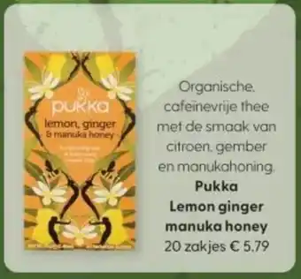 Albert Heijn Pukka Lemon ginger manuka honey aanbieding