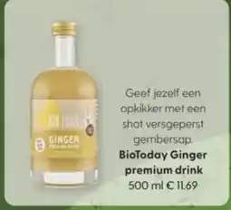 Albert Heijn BioToday Ginger premium drink aanbieding