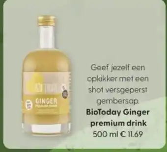 Albert Heijn BioToday Ginger premium drink aanbieding