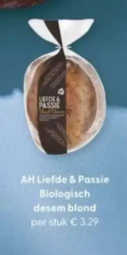 Albert Heijn AH Liefde & Passie Biologisch desem blond aanbieding