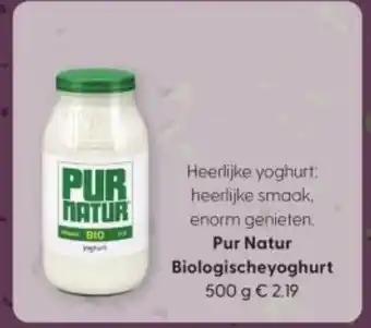 Albert Heijn Pur Natur Biologischeyoghurt aanbieding