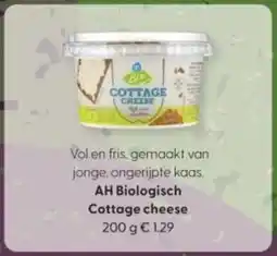 Albert Heijn AH Biologisch Cottage cheese aanbieding