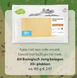 Albert Heijn AH Biologisch Jong belegen 30+ plakken aanbieding
