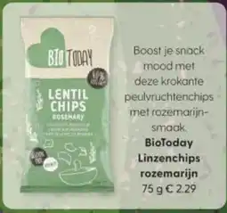 Albert Heijn BioToday Linzenchips rozemarijn aanbieding