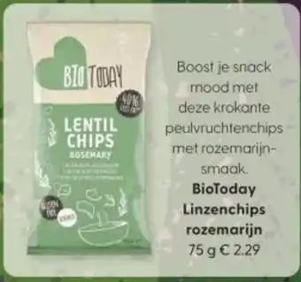 Albert Heijn BioToday Linzenchips rozemarijn aanbieding